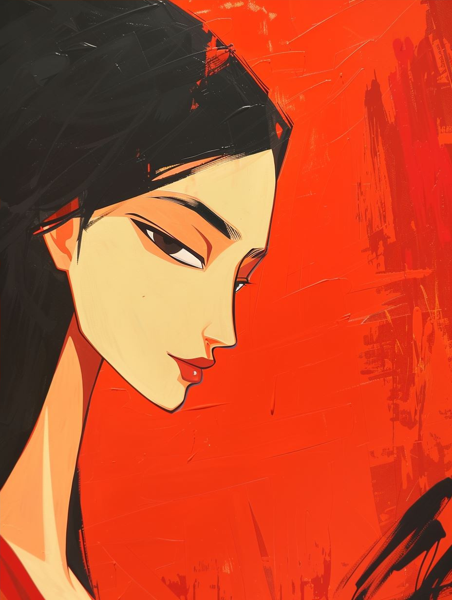 Crimson Elegance Oriental Fantasy - Image 4