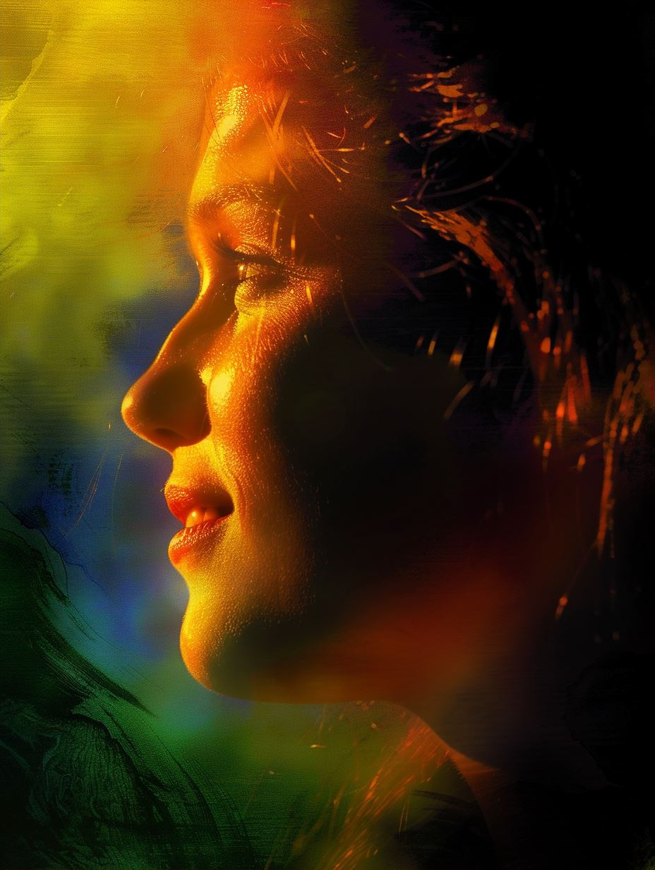 Prismatic Ethereal Portrait Study - Image 2