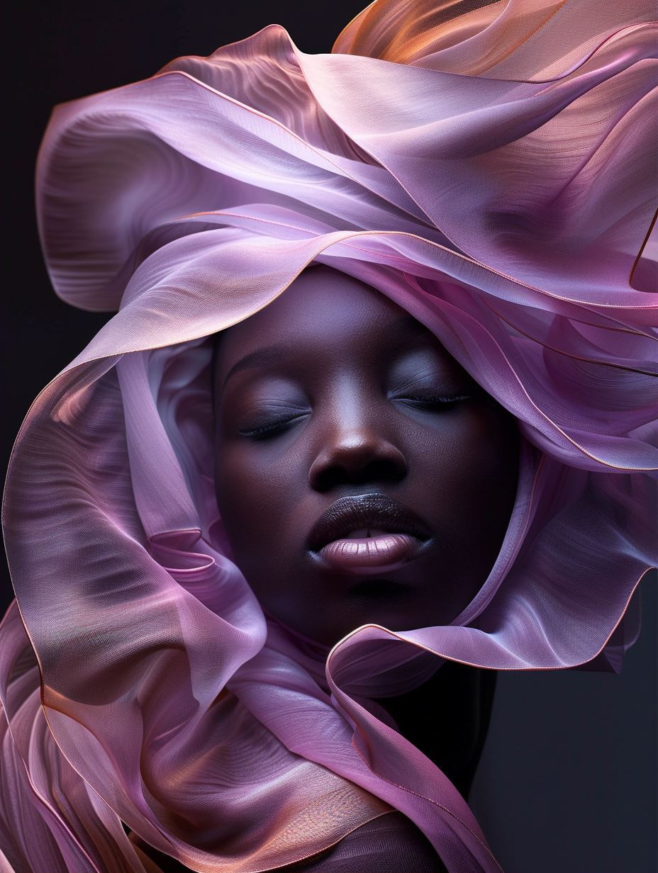 Ethereal Veils of Purple Mist - Image 2