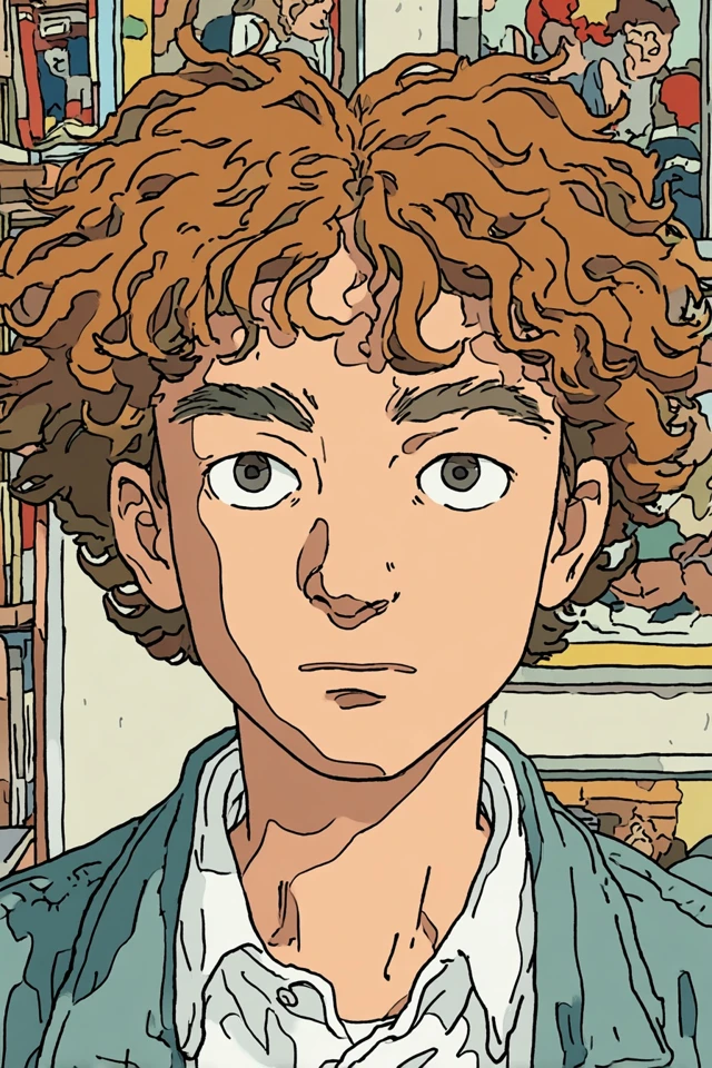 Curly Anime Aesthetic - Image 1