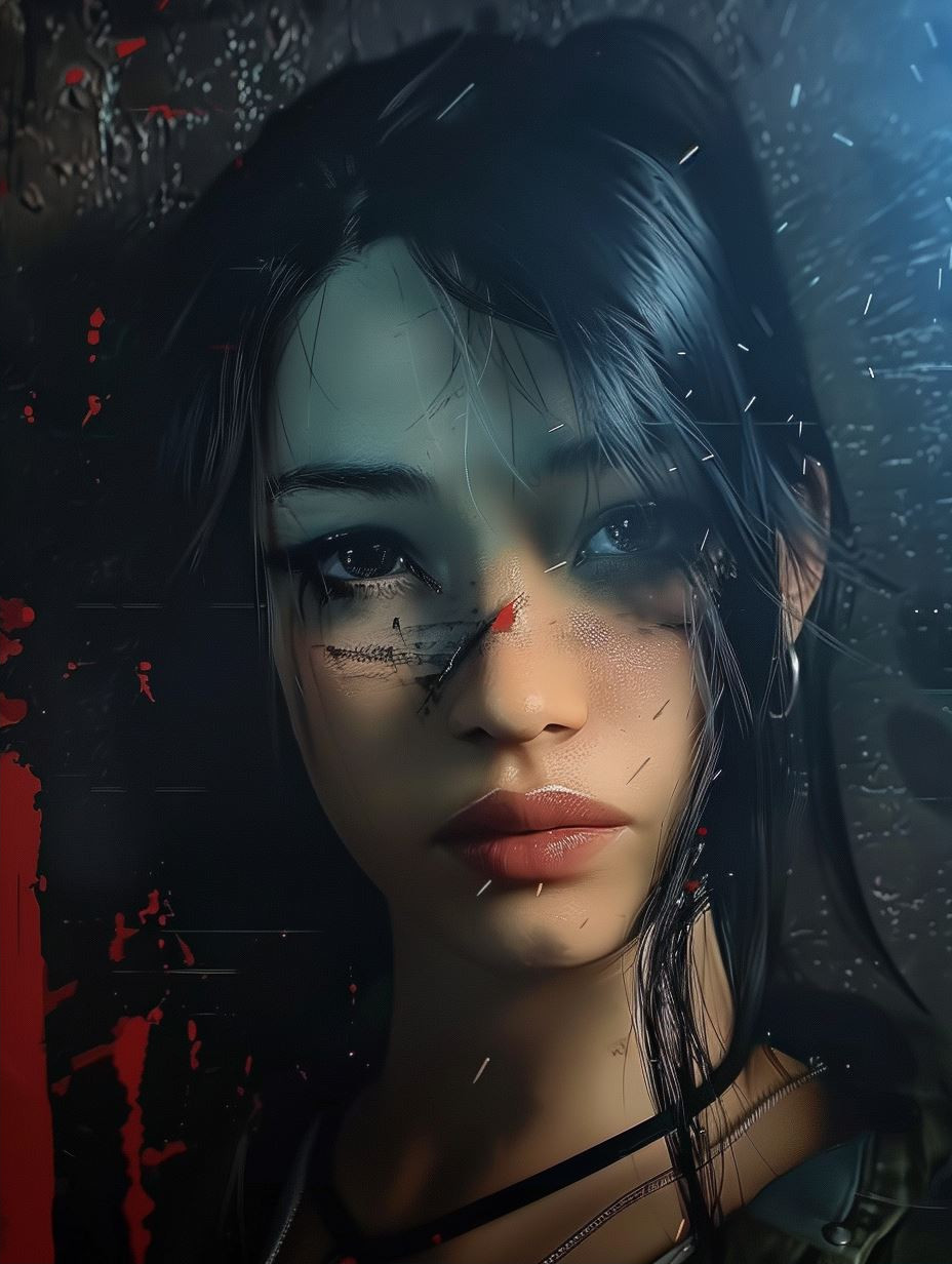 Dark Cinematic Cyberpunk Portraits - Image 2