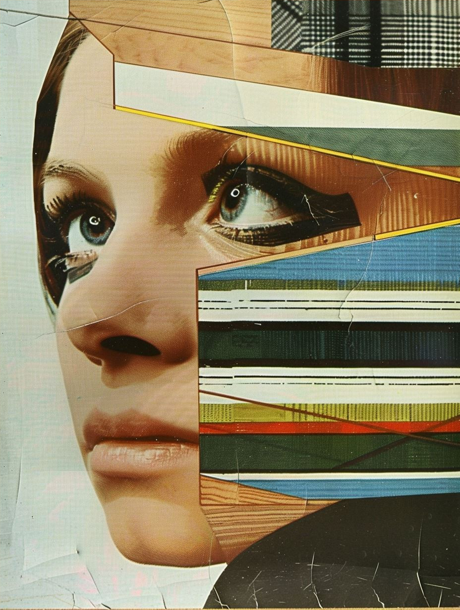 Geometric Fragmented Portrait Collage - Image 4