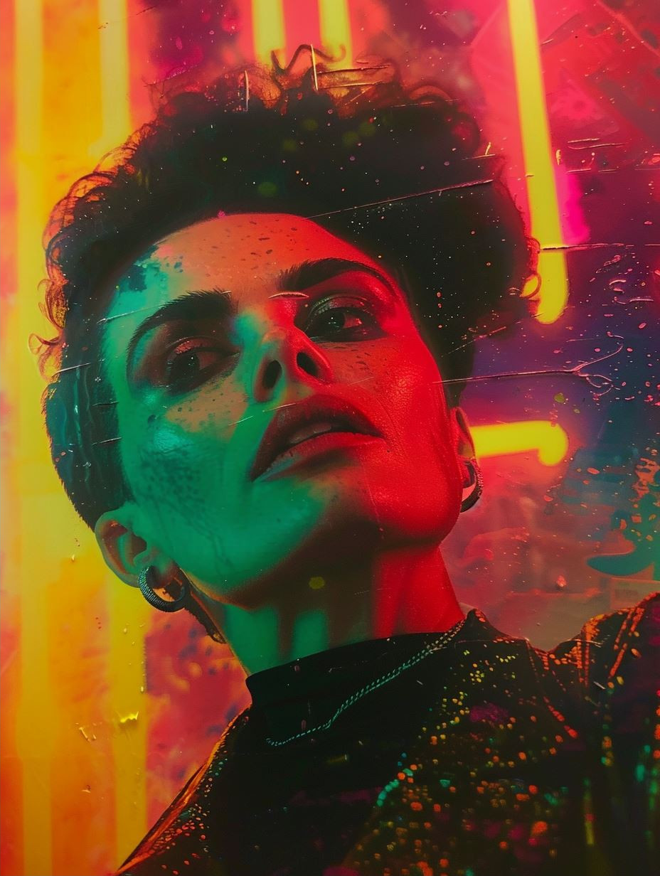 Neon Dreams and Cinematic Shadows - Image 2