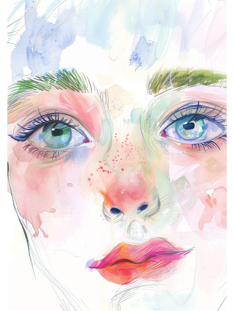 Prismatic Watercolor Dream - Image 3