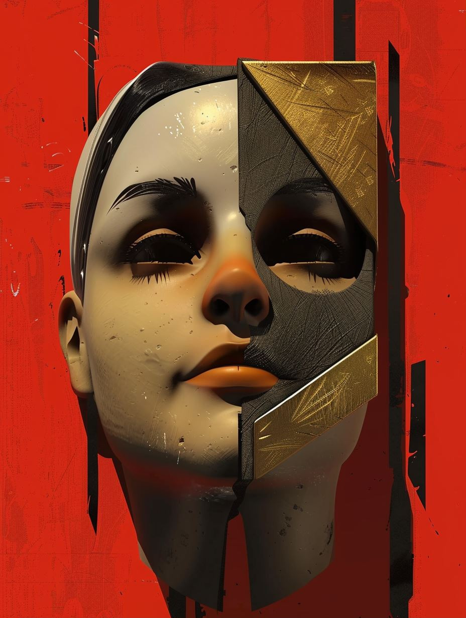 Fragmented Gilded Porcelain Soul - Image 1