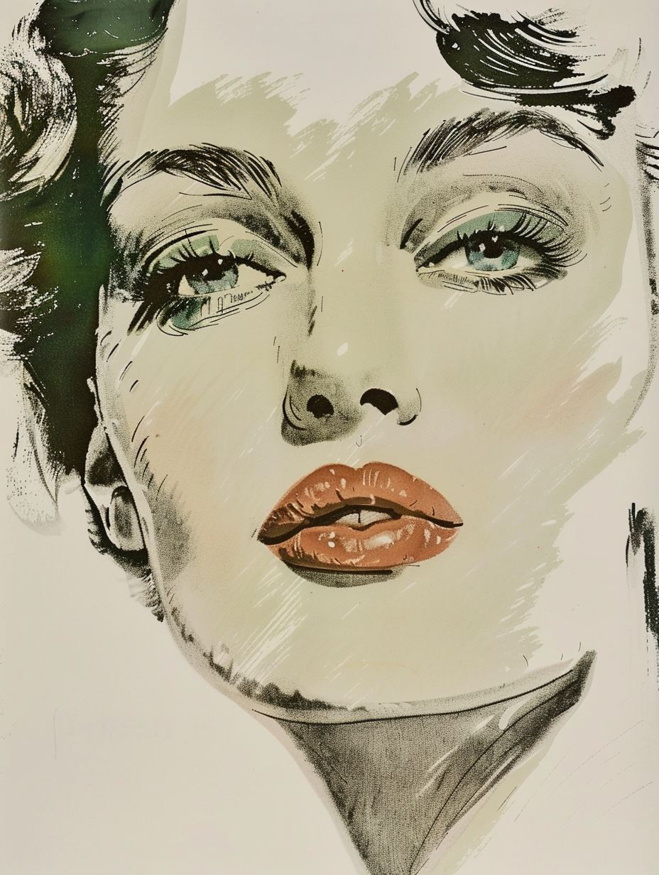 Ethereal Watercolor Fashion Portraits - Image 2