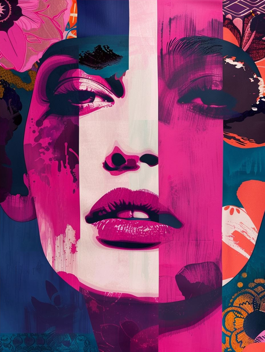 Vibrant Floral Surrealist Portraits - Image 4