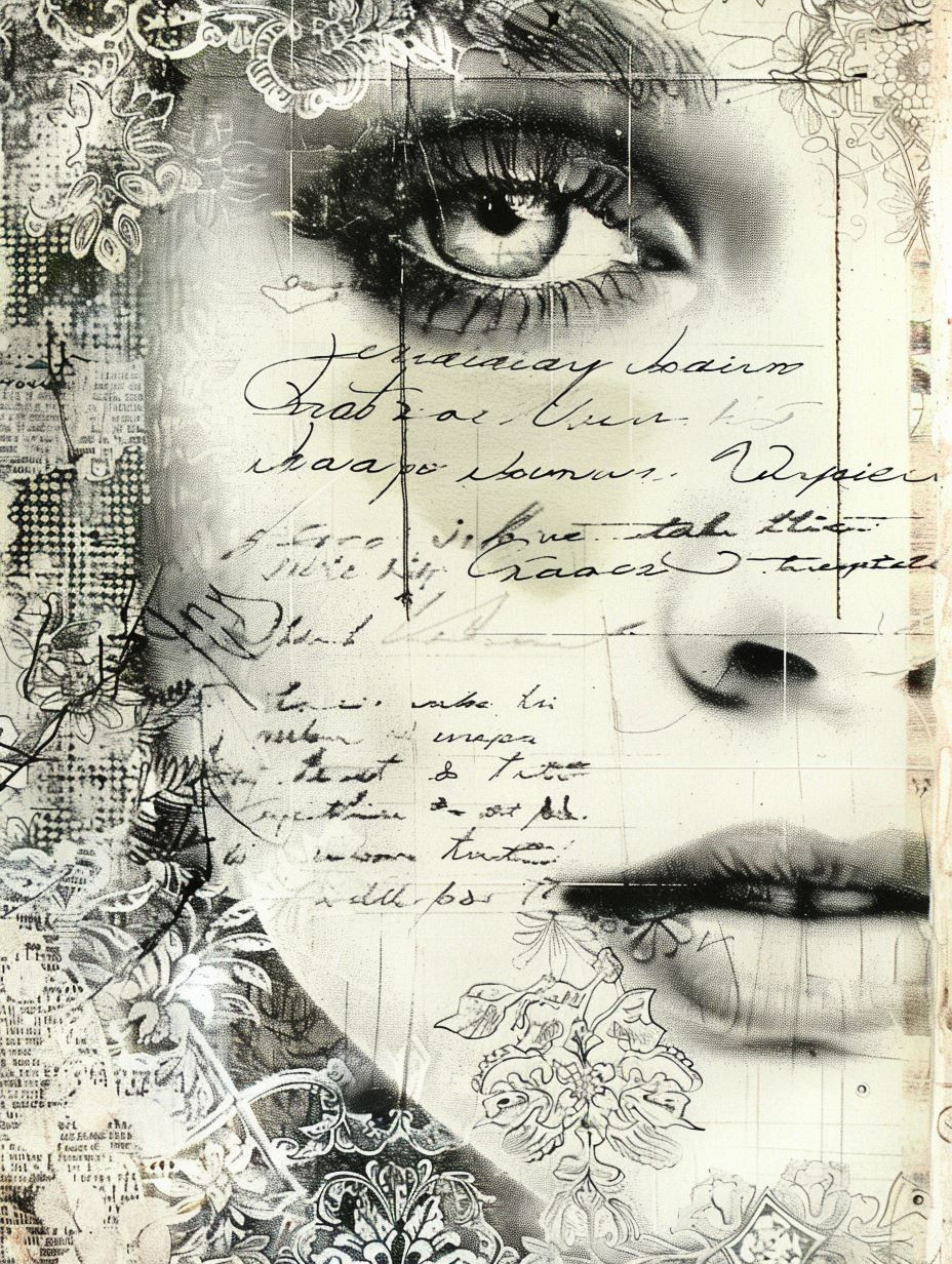 Whispers of Vintage Ink Portraits - Image 3