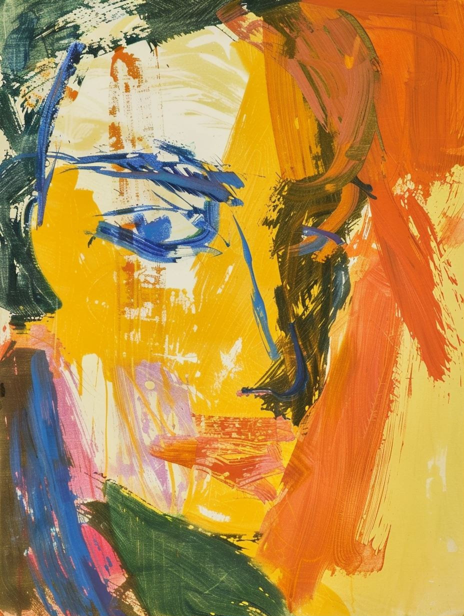Abstract Expressionist Fragmented Portraits - Image 1