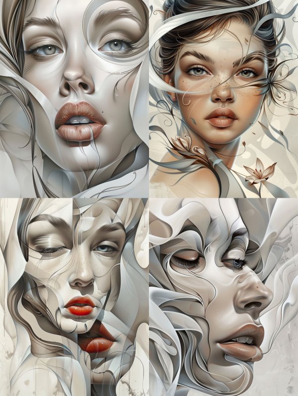 Fluid Ethereal Portraiture Study