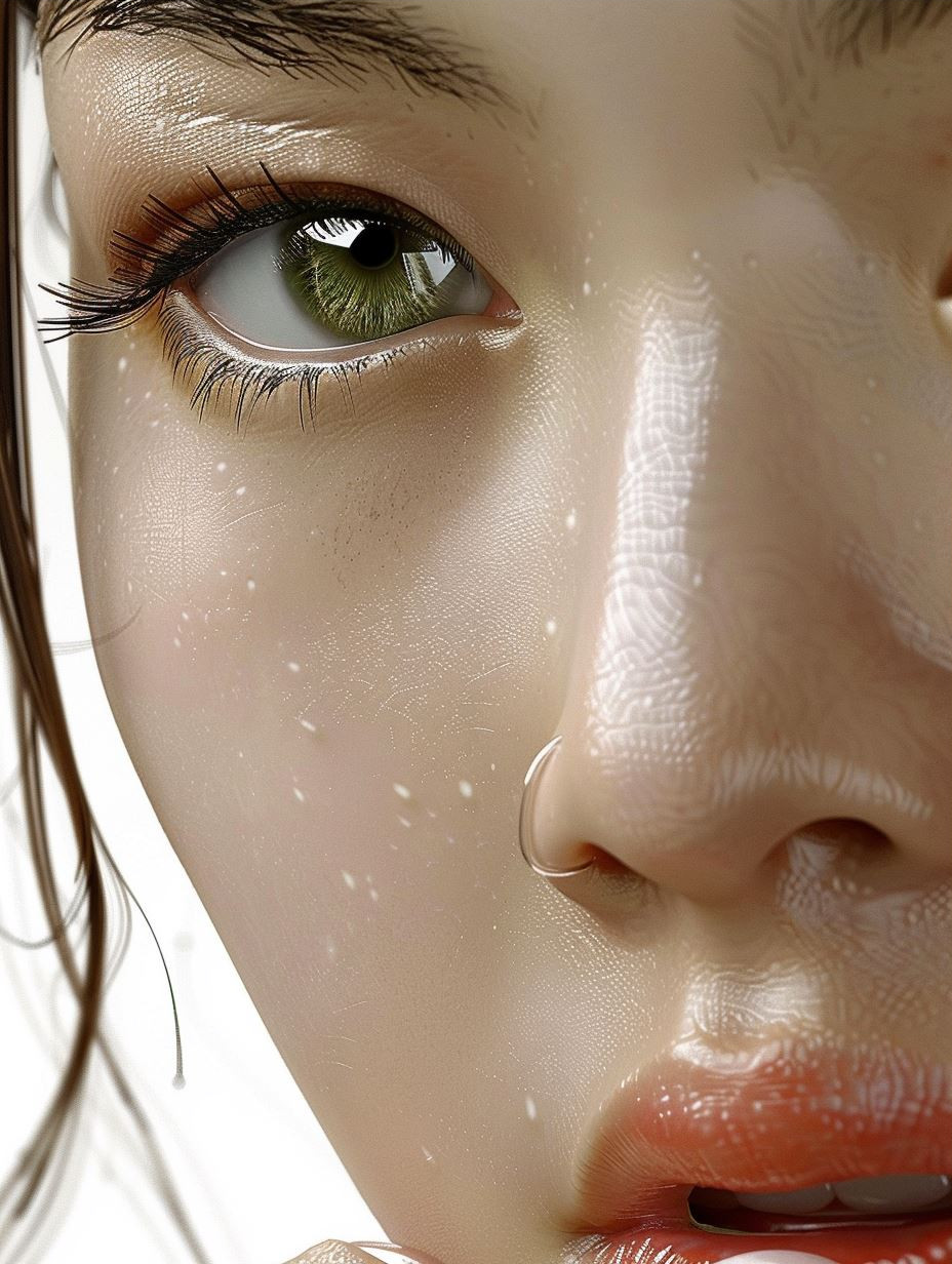 Hyper-Realistic Porcelain Humanoid Study - Image 3
