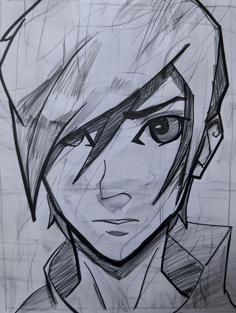 Anime Character Concept Sketches - Image 2