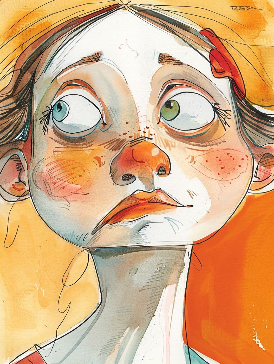 Expressive Watercolor Portrait Studies - Image 2