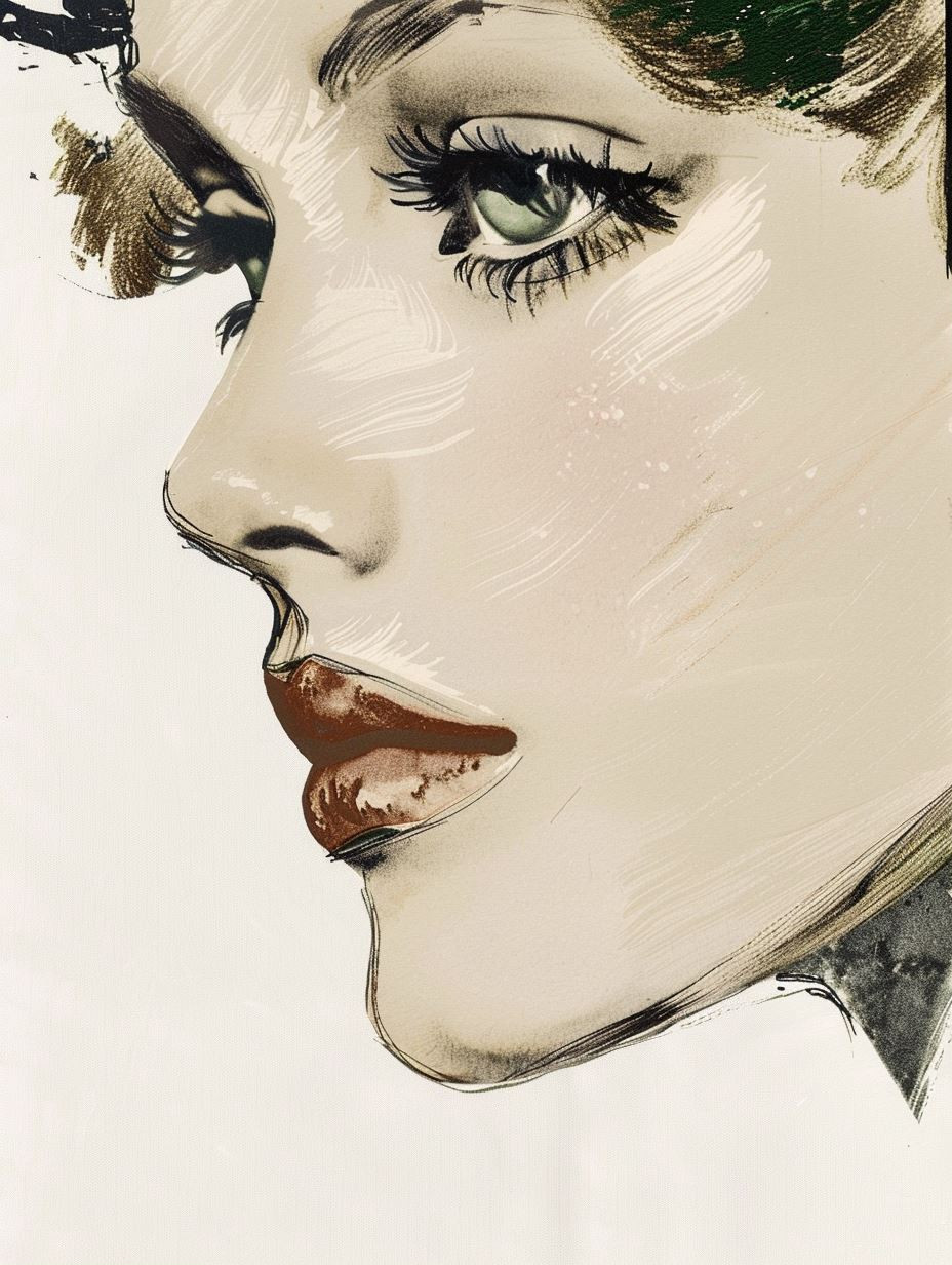 Ethereal Watercolor Fashion Portraits - Image 1