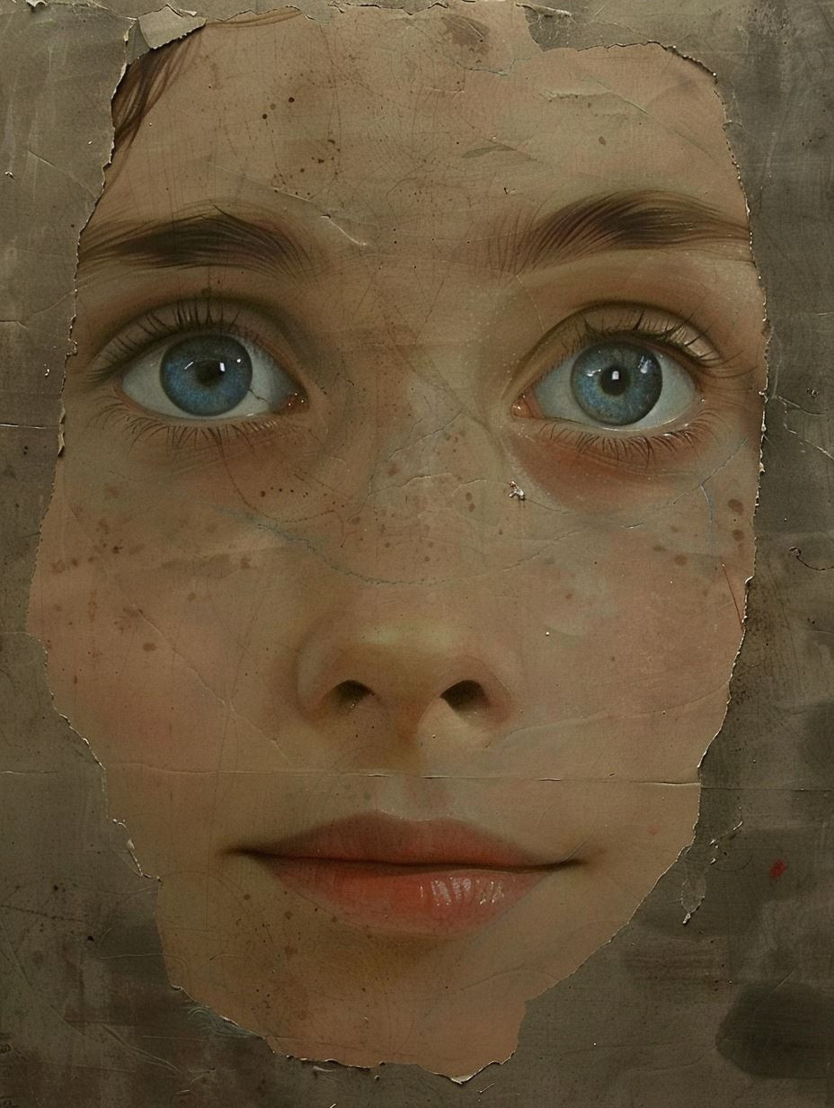 Ethereal Gaze of Painted Souls - Image 4