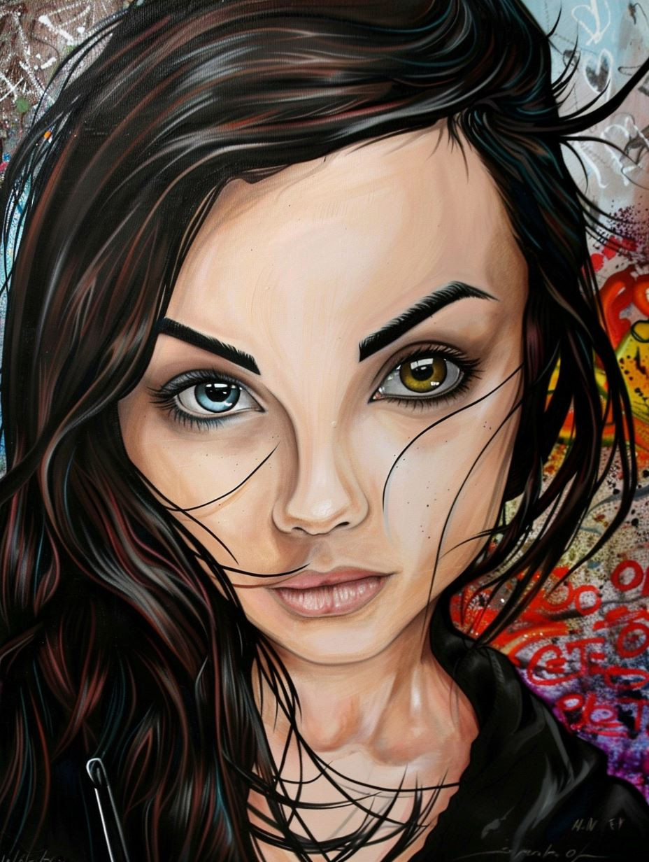 Hyper-Realistic Stylized Portrait Art - Image 4