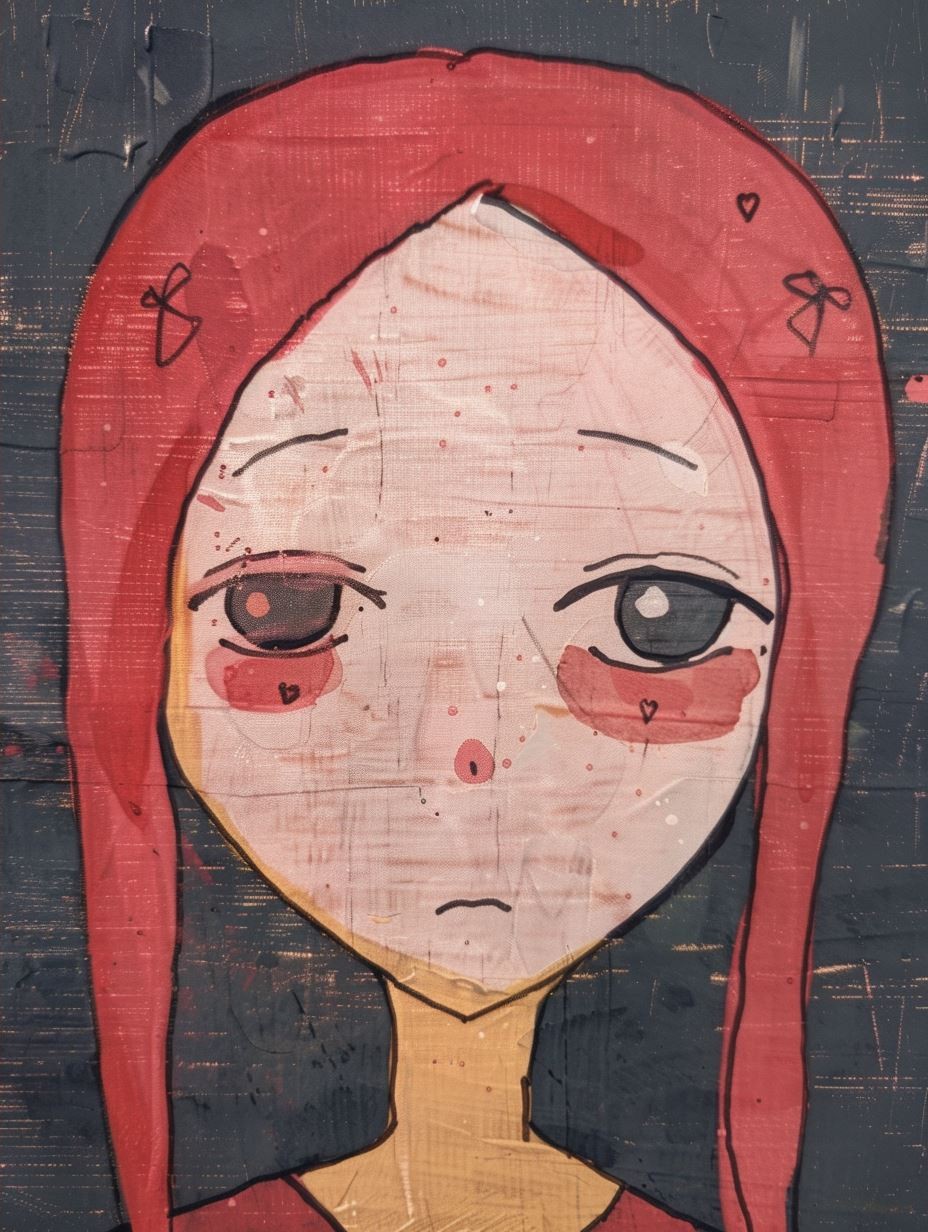 Melancholy on Crumpled Paper - Image 4