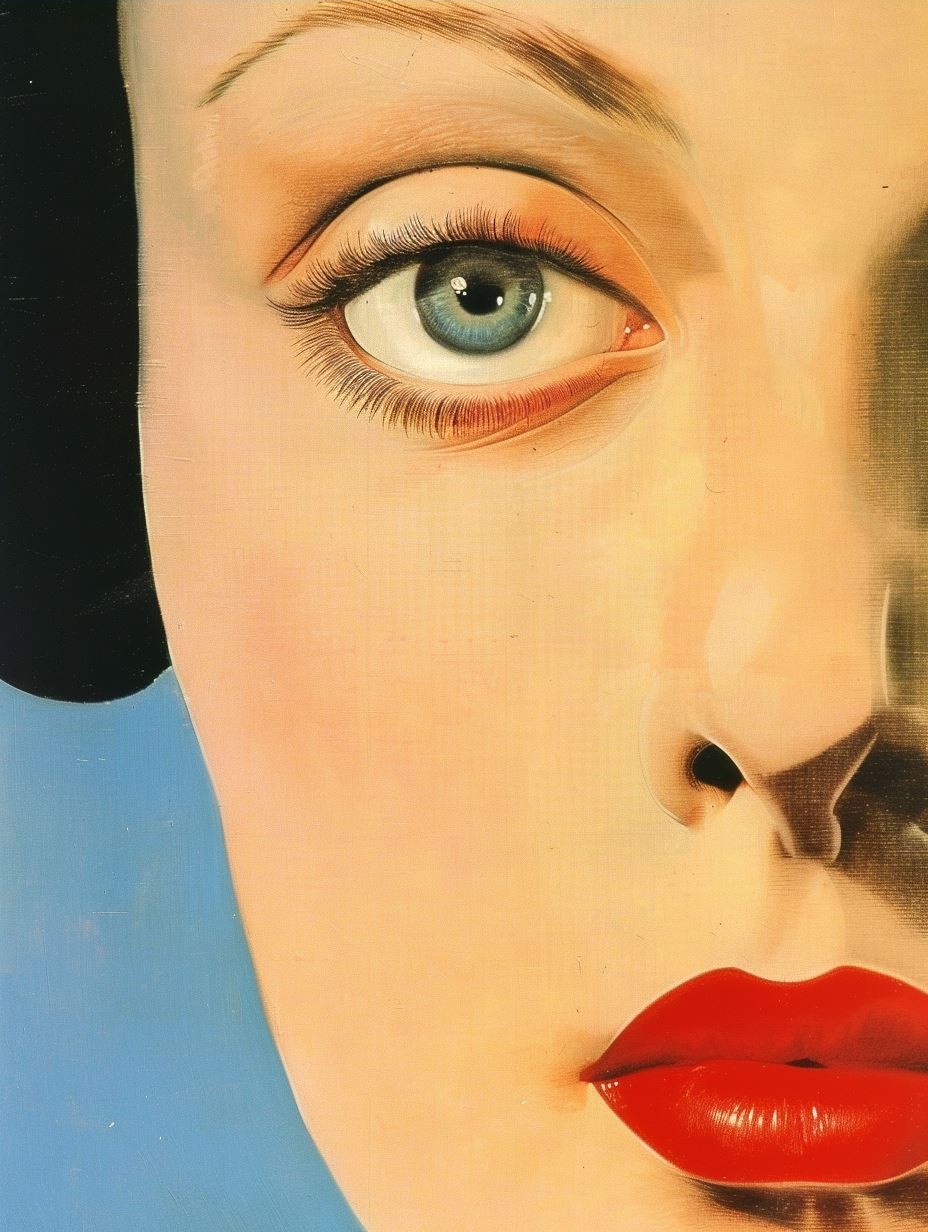 Vintage Mid-Century Glamour Portrait - Image 4