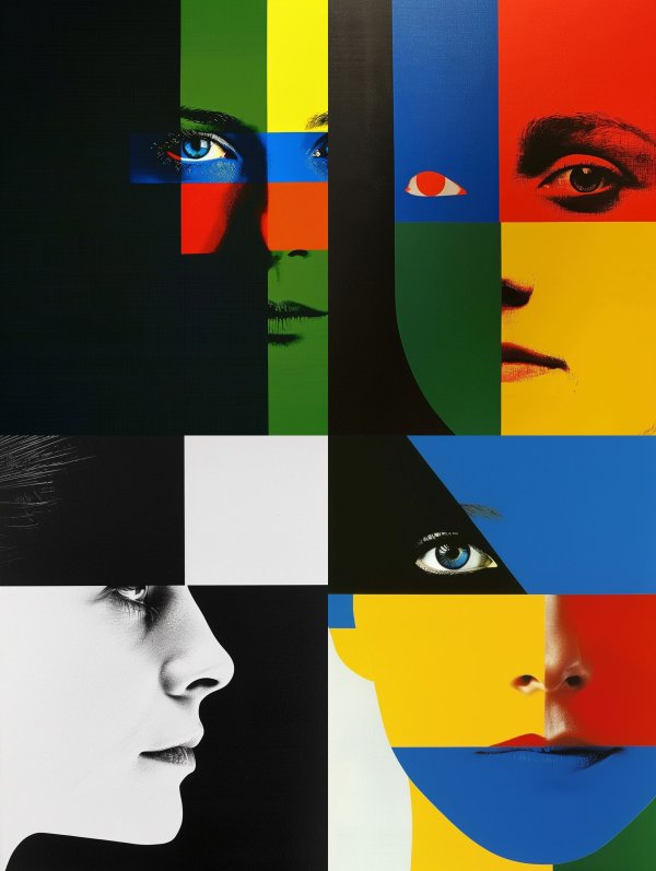 Fragmented Visions in Primary Color