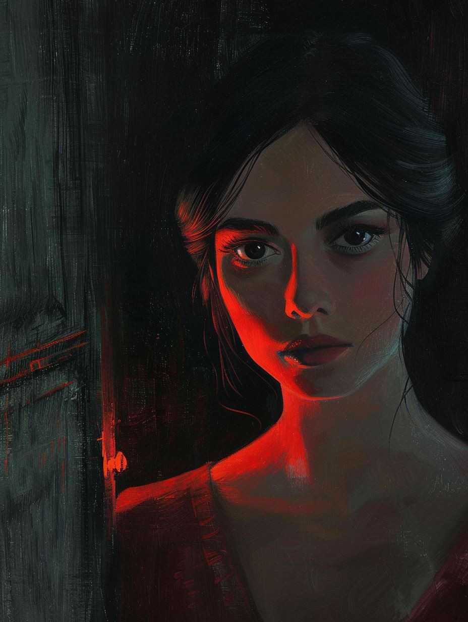 Crimson Shadows in the Rain - Image 2