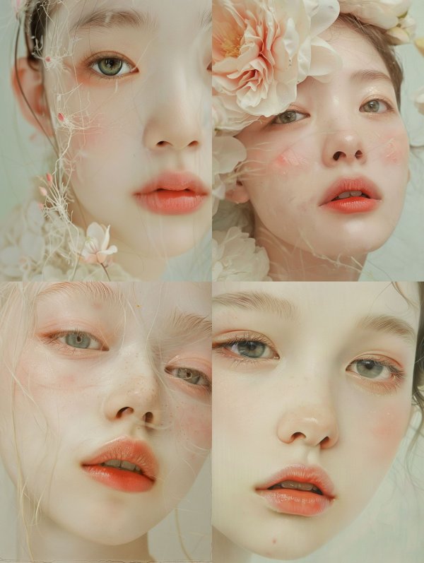 Ethereal Bloom Beauty Portraits