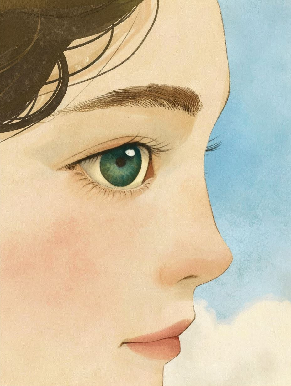 Ethereal Gaze of Quiet Innocence - Image 2