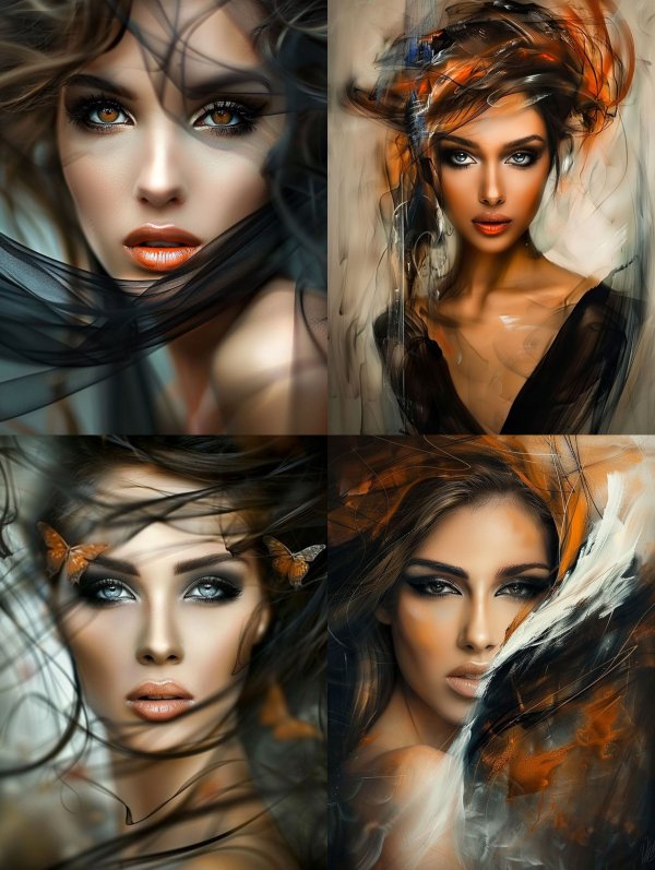 Ethereal Portraits of Fluid Beauty