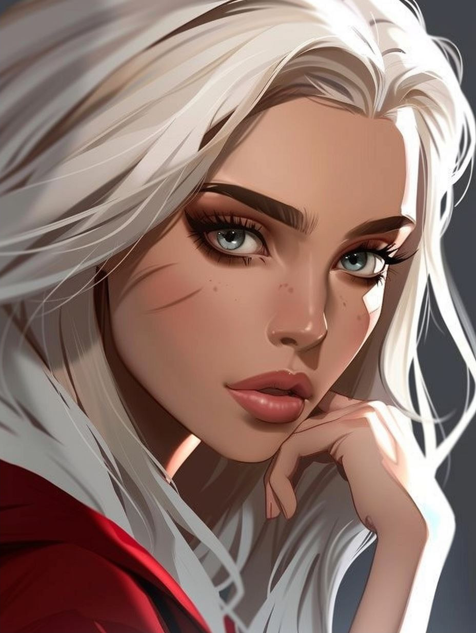 Digital Art Evolution of Female Portraits - Image 2
