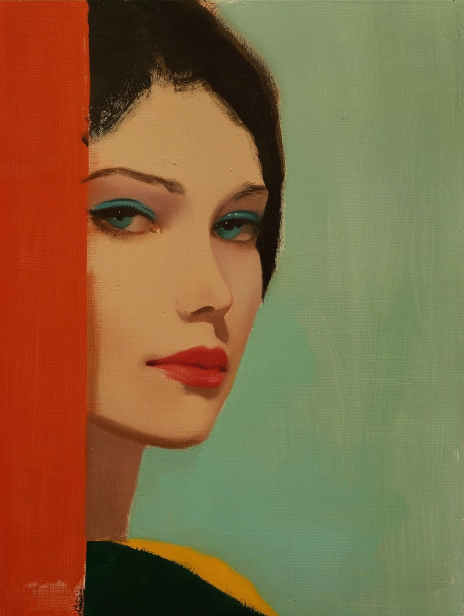 Fragmented Portraits in Bold Color - Image 3
