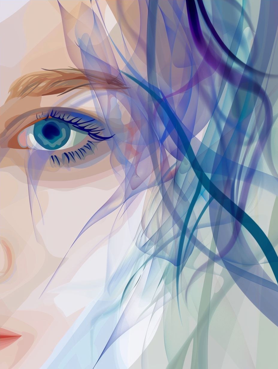 Abstract Prism Portrait Study - Image 4