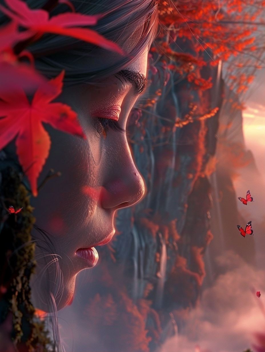 Crimson Autumn Dream - Image 1