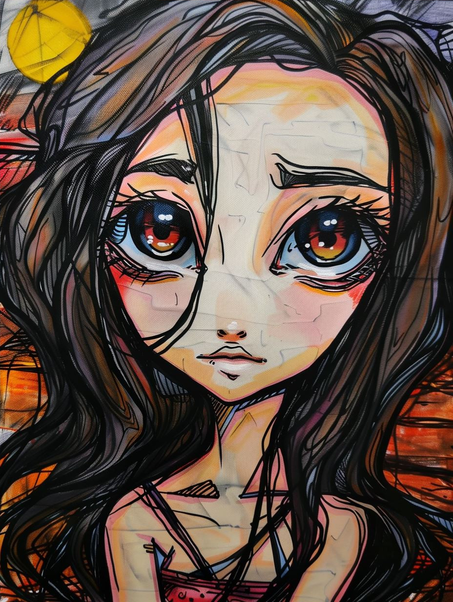 Melancholic Digital Portrait Series - Image 4
