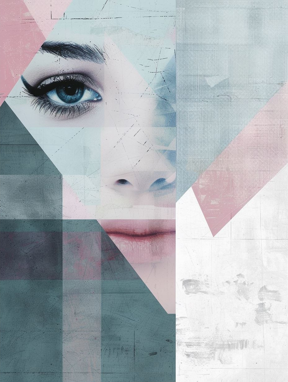 Fragmented Portraits in Pastel Hues - Image 2