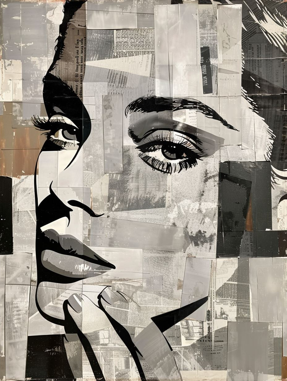 Fragmented Gazes in Monochrome - Image 2