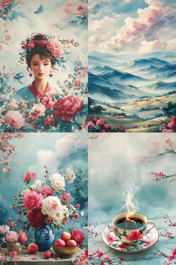 Floral Ethereal Grace