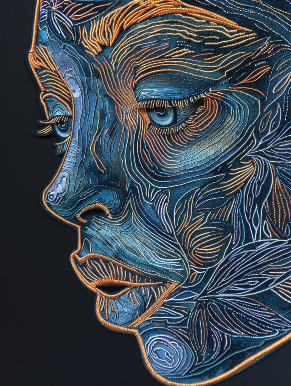 Copper Veins on Azure Skin - Image 3