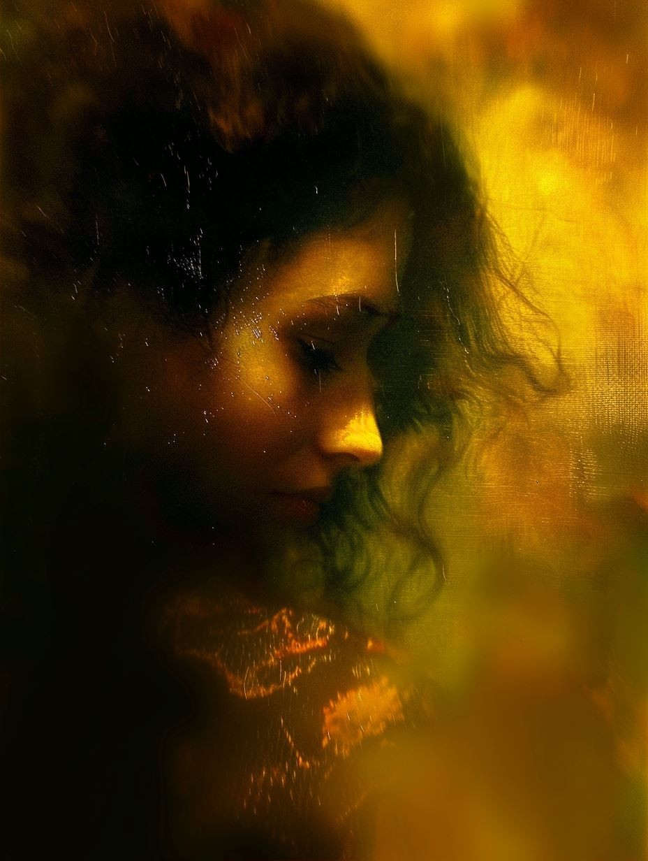 Golden Hour Shadow Portrait - Image 2