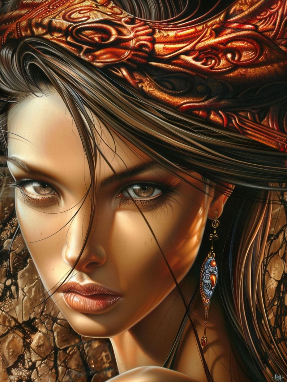 Ethereal Gaze of Golden Light - Image 3