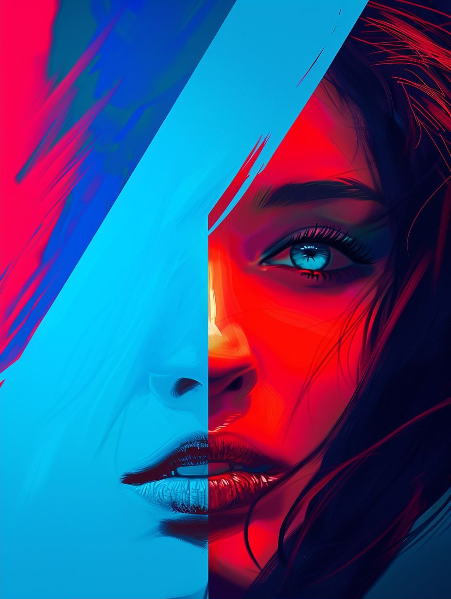 Crimson and Cobalt Visions - Image 2
