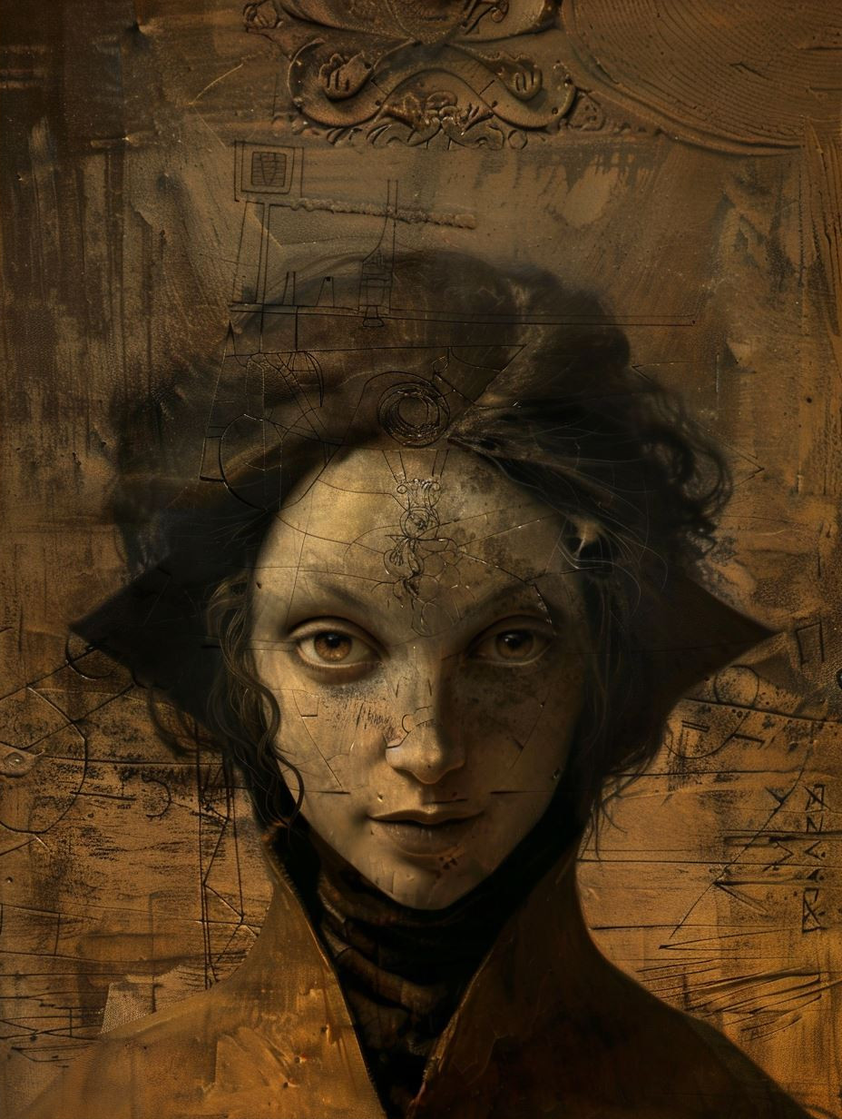 Melancholy Echoes of Aged Parchment - Image 2