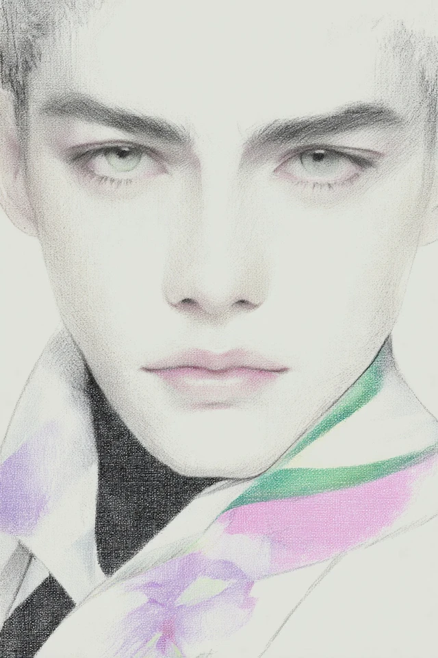 Ethereal Pastel Portrait