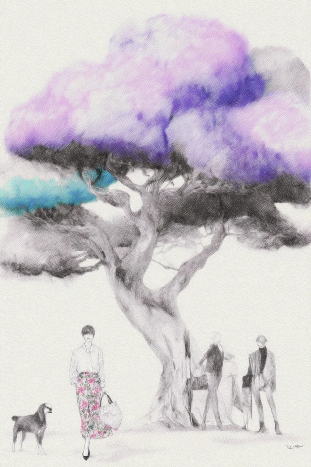 Ethereal Pastel Portrait - Image 5