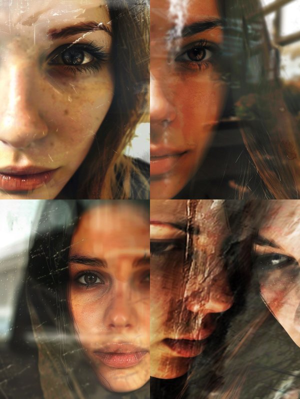 Fragmented Gaze Through Rain
