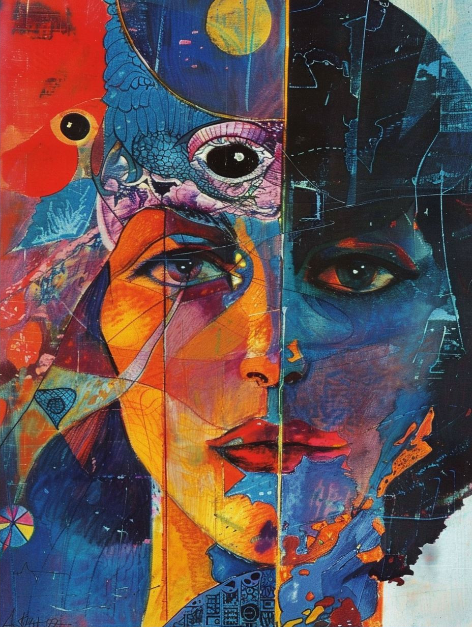 Fragmented Visions of Abstract Faces - Image 2