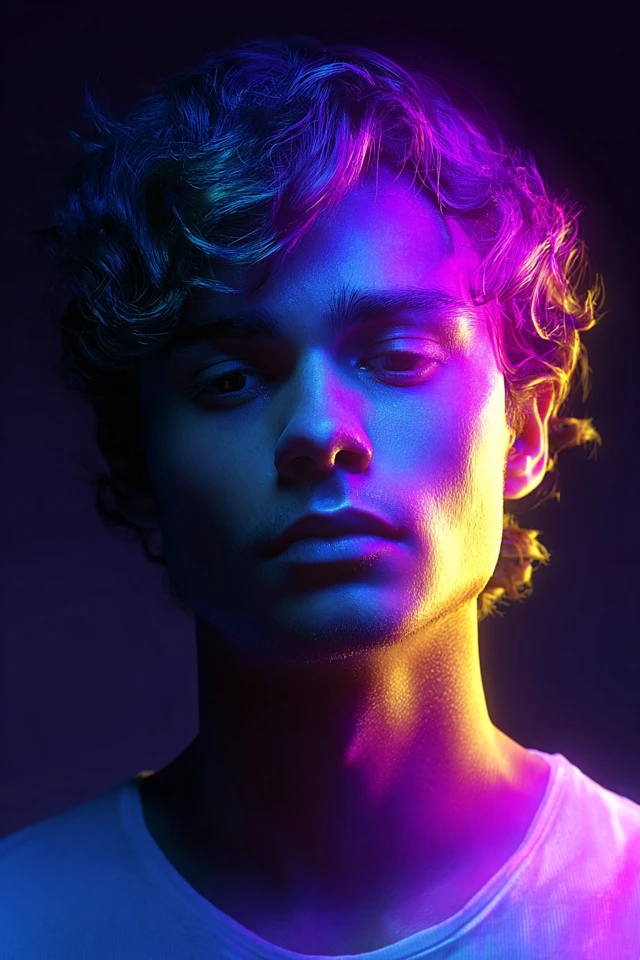 Neon Dreams: A Surreal Visual Journey - Image 1