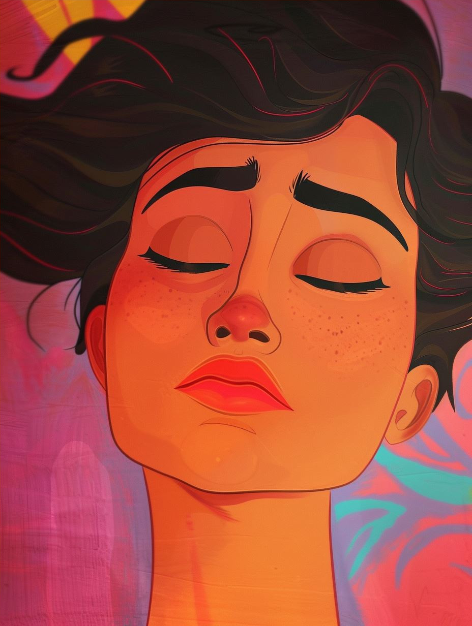 Emotional Portraits in Vibrant Hues - Image 4