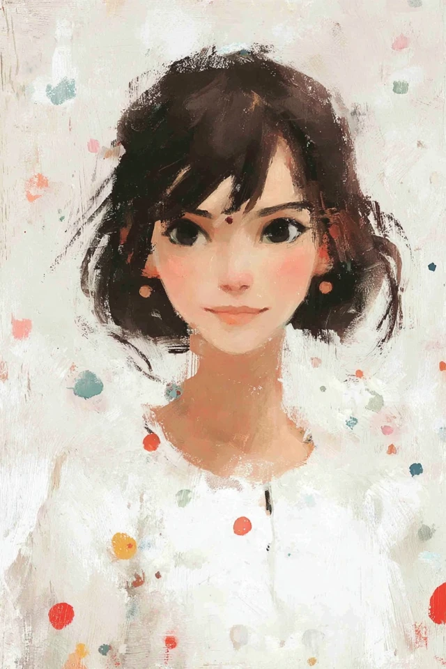 Soft Pastel Dream Portrait - Image 1