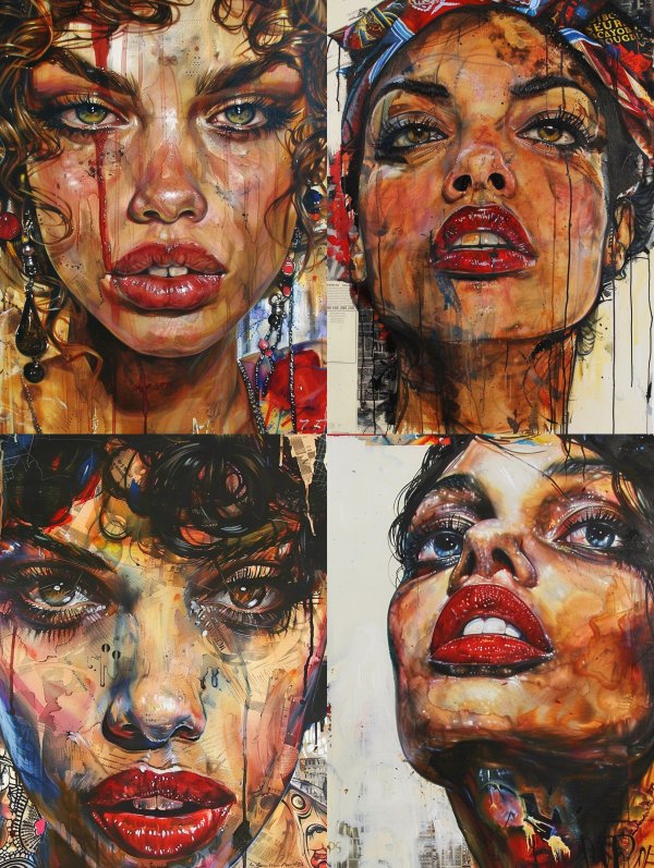 Raw Emotional Expressionist Portraits