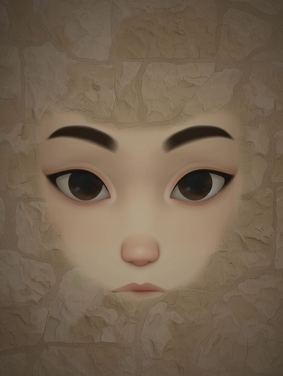 Digital Art Portraits of a Young Girl - Image 4