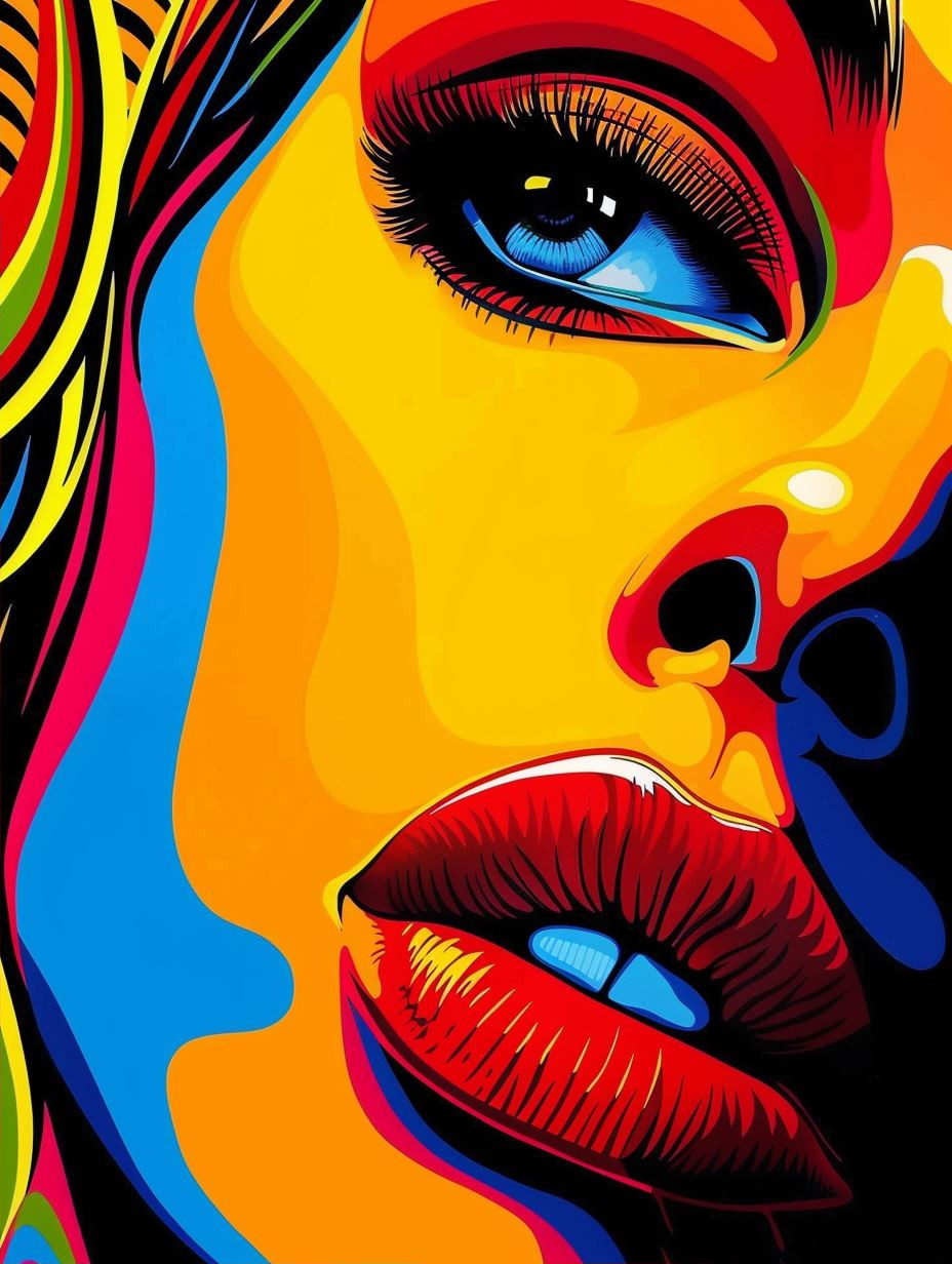 Vibrant Visions of Pop Art Beauty - Image 2